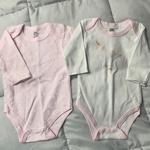 Pair of Baby Girl Onesies